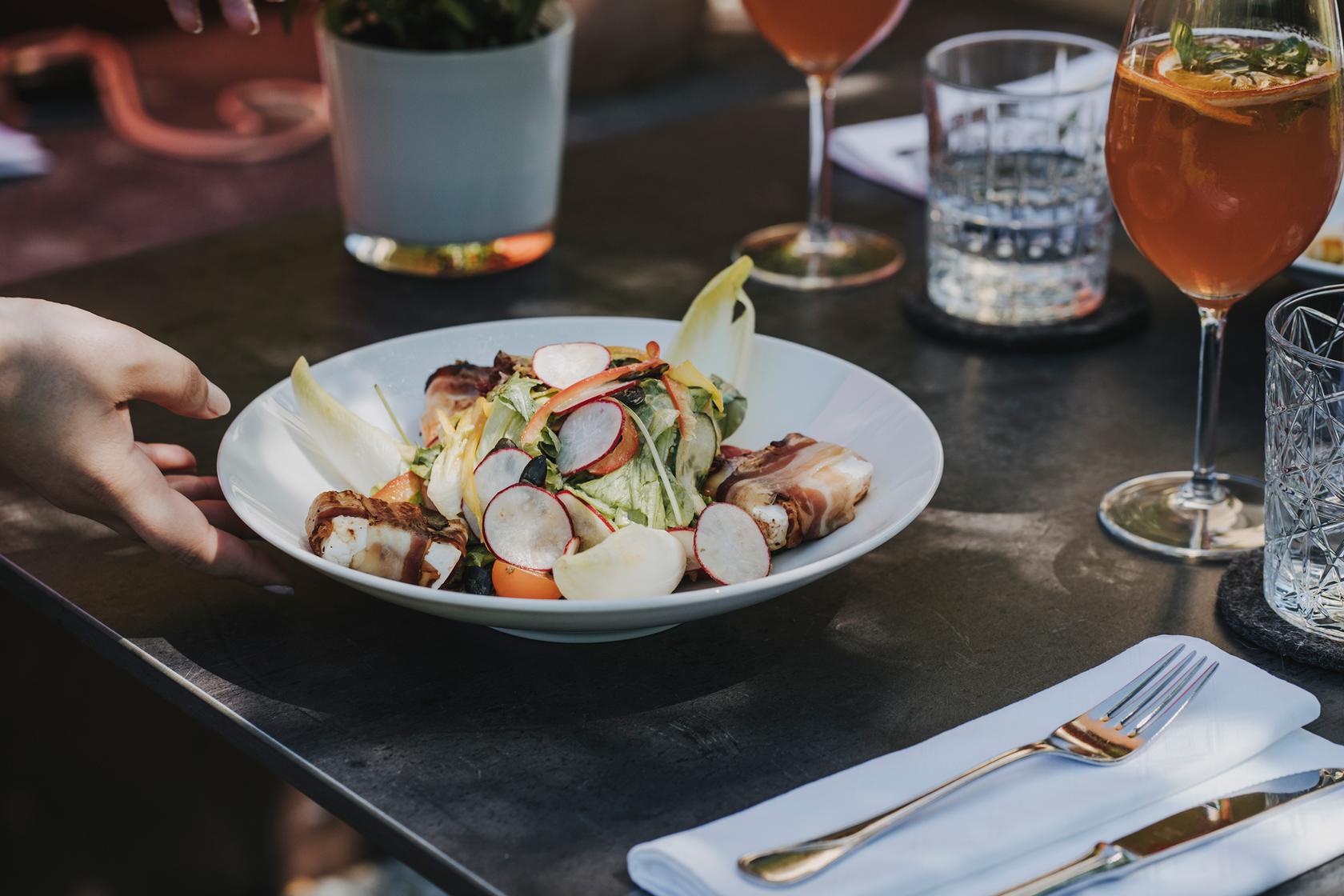 Feiner Salat im Hotel Zimba im Montafon